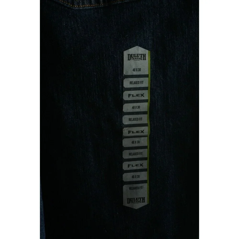 New Duluth Flex Ballroom Weekender Relaxed Fit Jeans Men's 48 x 30 Blue Denim